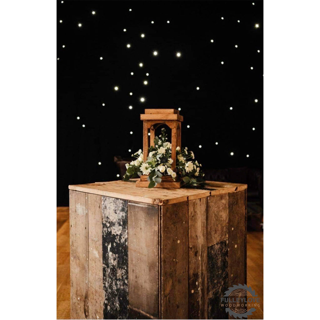 Rustic Wedding Lanterns - Fulleylove Woodworking