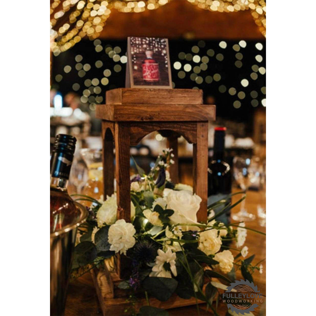 Rustic Wedding Lanterns - Fulleylove Woodworking