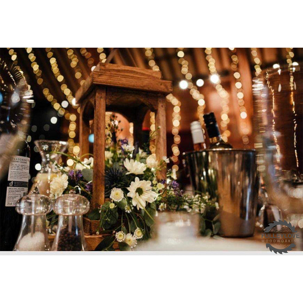 Rustic Wedding Lanterns - Fulleylove Woodworking